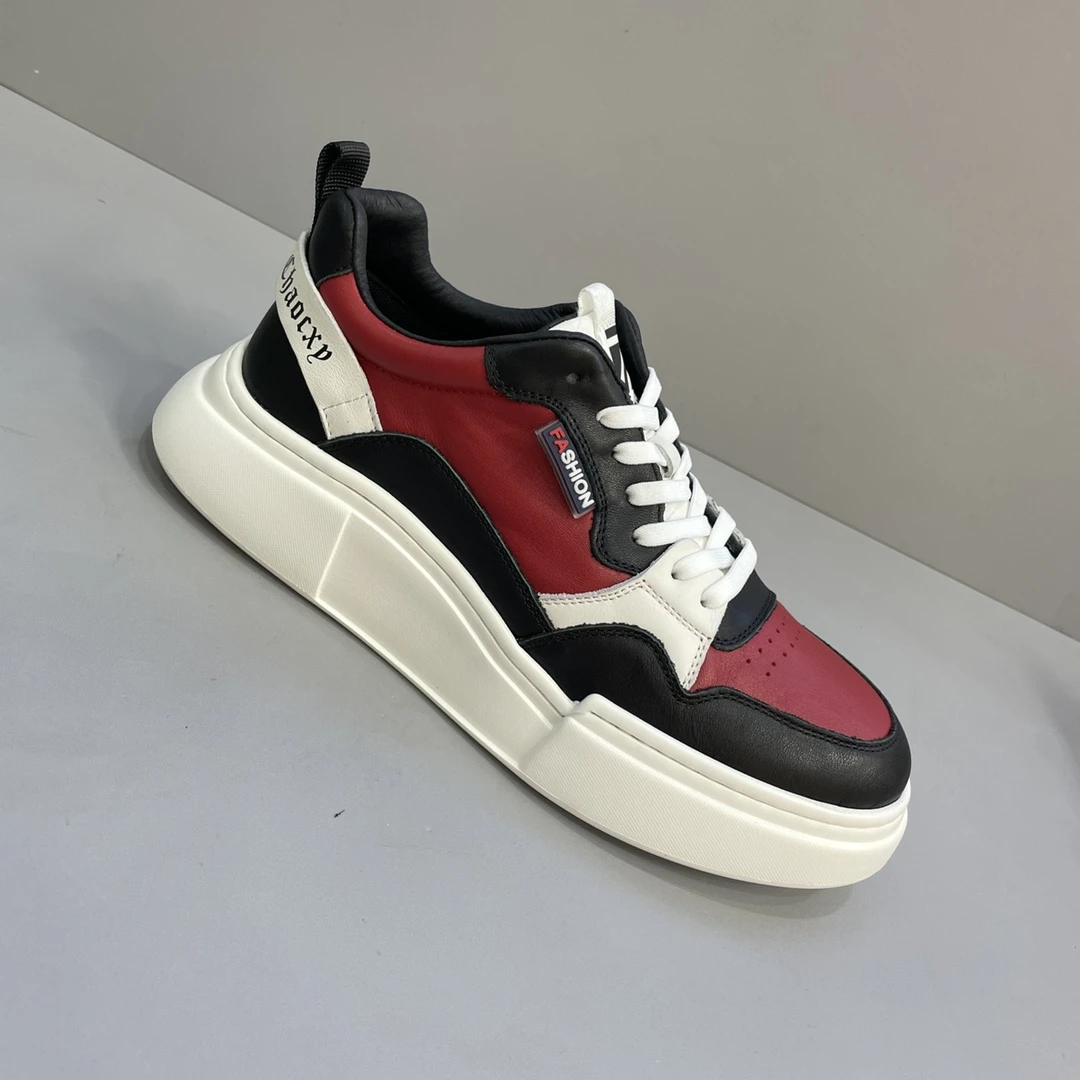 dannadiou/丹纳帝欧全新爆款头层牛皮鞋子运动鞋休闲男鞋板鞋低帮