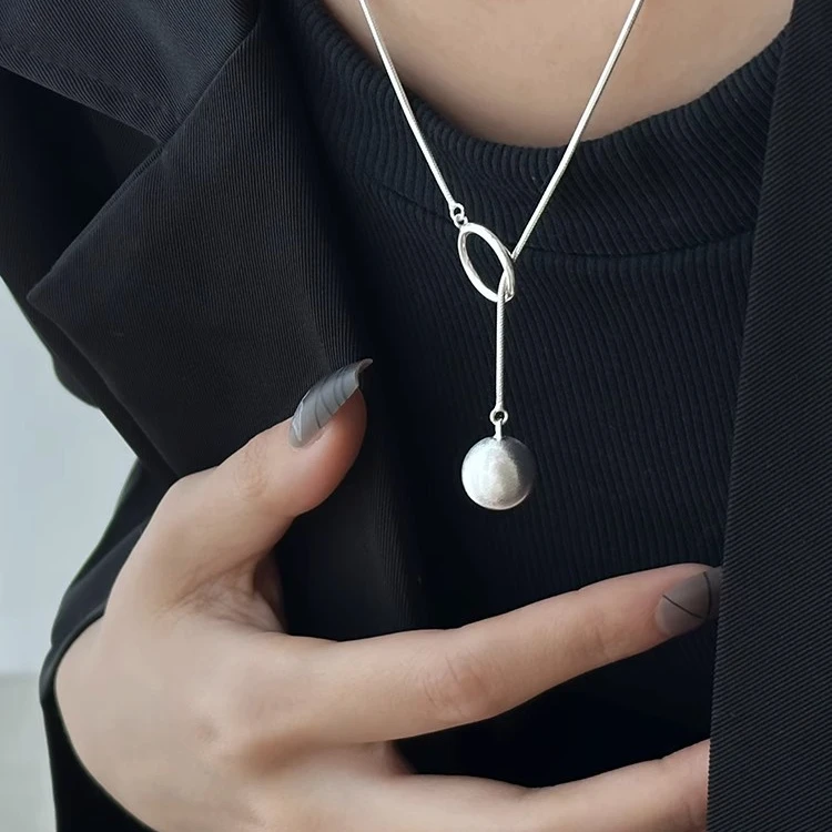 坠链均足银 纯银999有求必应项链