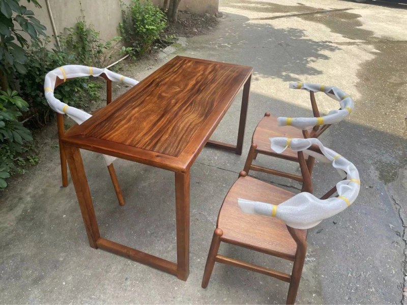 胡桃木118 138 办公桌书桌 一件套 128*60*75不包邮邮费到付