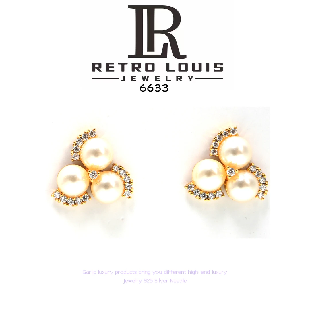 铜合金耳饰 RETRO LOUIS耳饰-6633