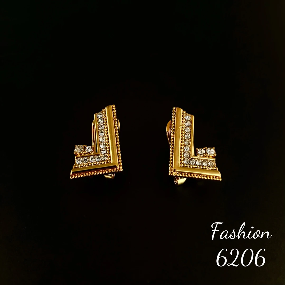 铜合金耳饰 设计师款耳饰~6206