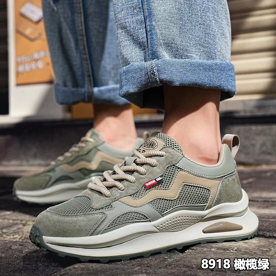 初秋款男士百搭时尚透气潮鞋单网休闲运动鞋8918