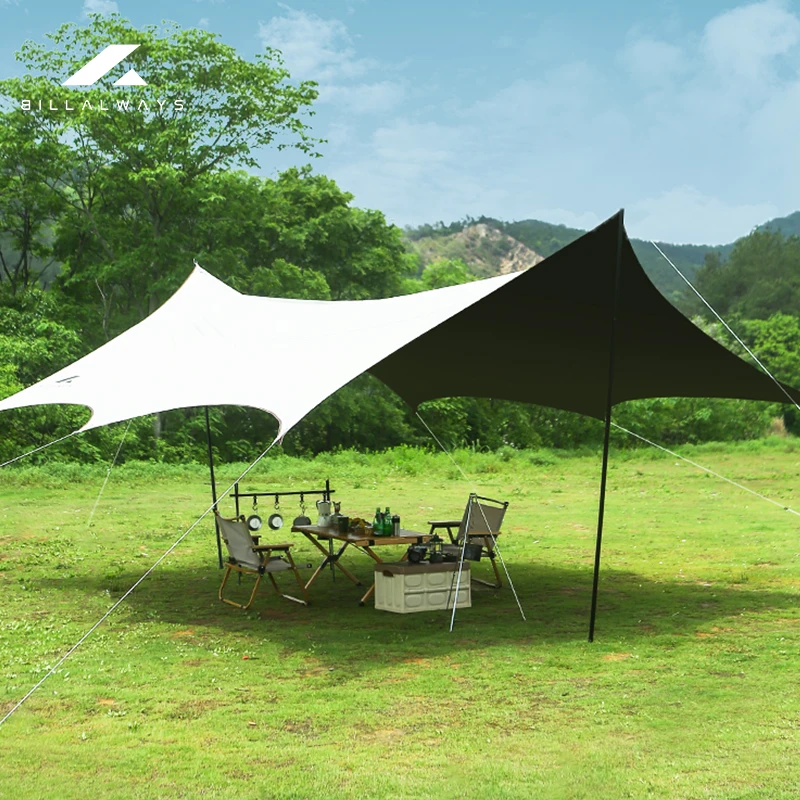 【轻奢颜值打卡全家福】户外克米特椅子折叠桌椅黑胶天幕露营装备