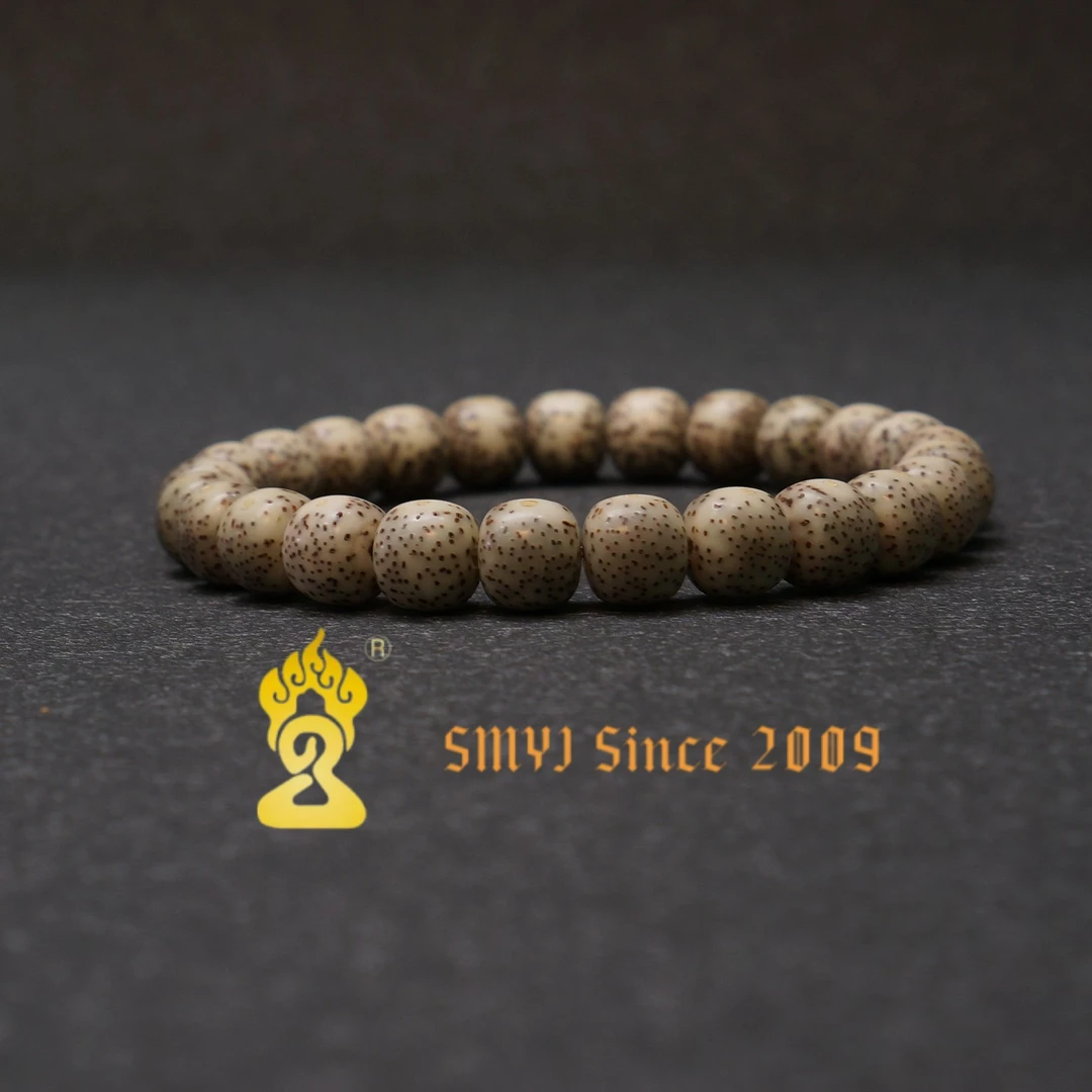 同枝留白老型星月菩提手串尺寸9*8