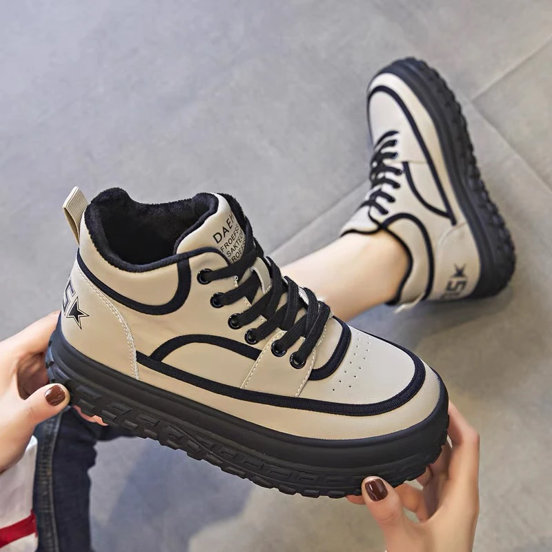 女款低帮休闲风百搭厚底鞋6号