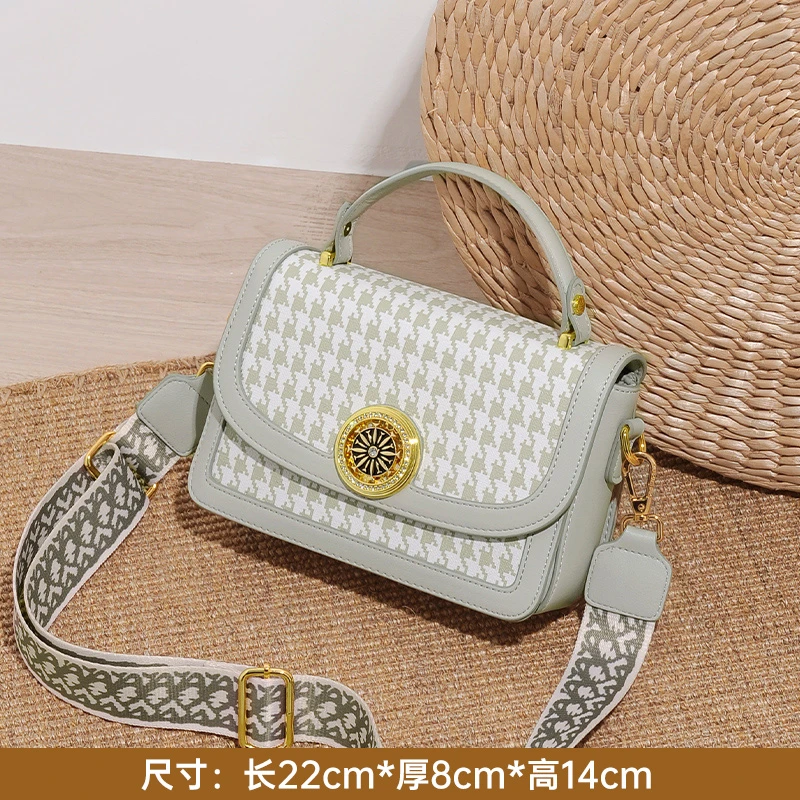 【当天发货】秋冬新款方包2025百搭时尚复古简约轻奢单肩斜挎手提包