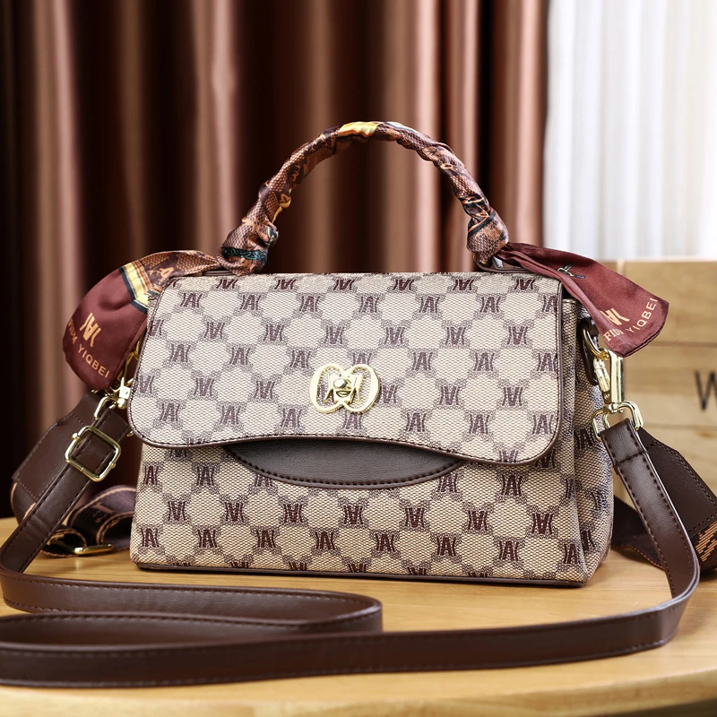 【当天发货】大容量手提女包2025新洋气高级感百搭复古单肩斜挎女包