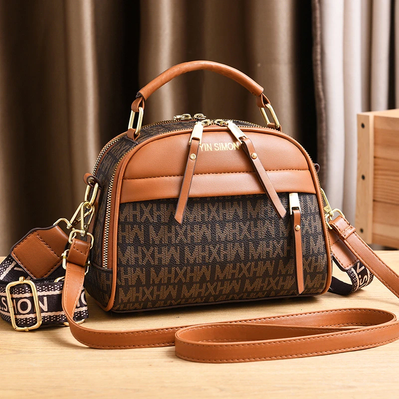 【FIDM品牌女包】复古小方包质感手提包包女2023新款大容量单肩包