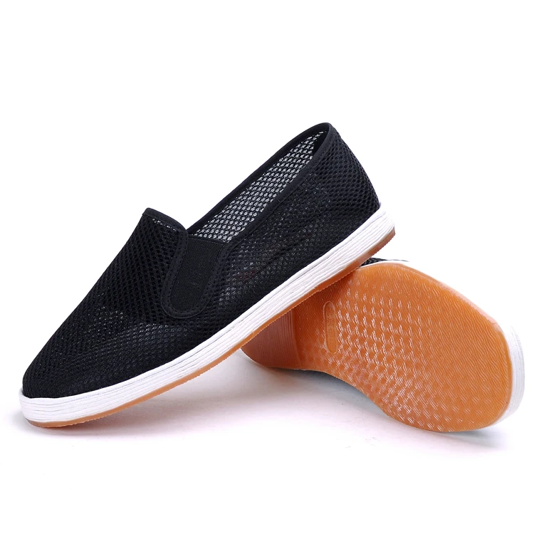 大顺坊男士夏季休闲舒适透气轻便百搭款软底千层底一脚蹬布鞋