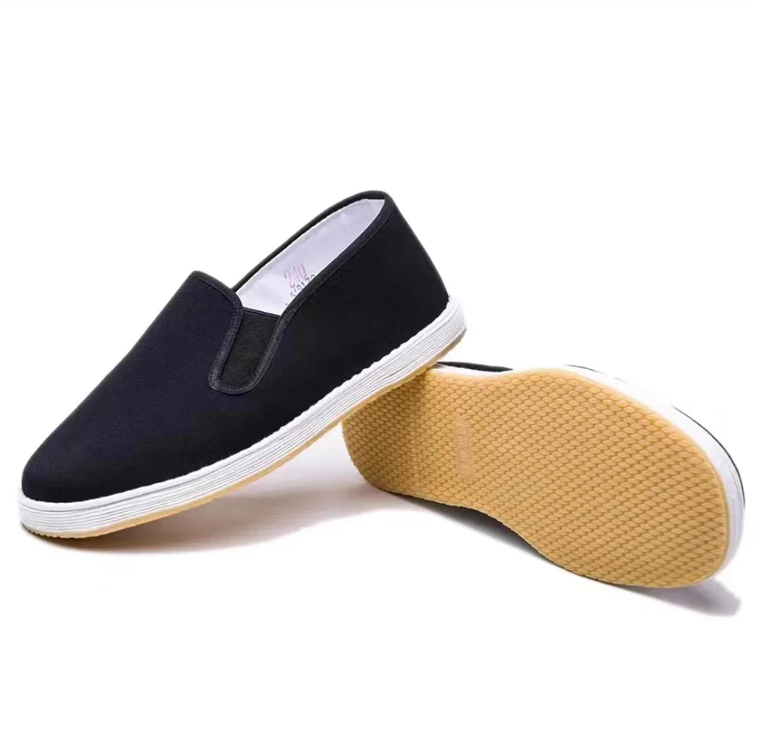 大顺坊礼服呢传统手工黑色布底软底舒适透气休闲百搭款一脚蹬布鞋