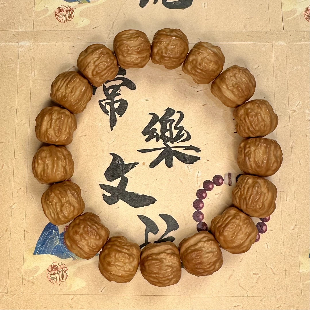 毕业级 金蟾大蛤蟆头15mm左右精品猴头核桃（常乐文玩）全品无暇