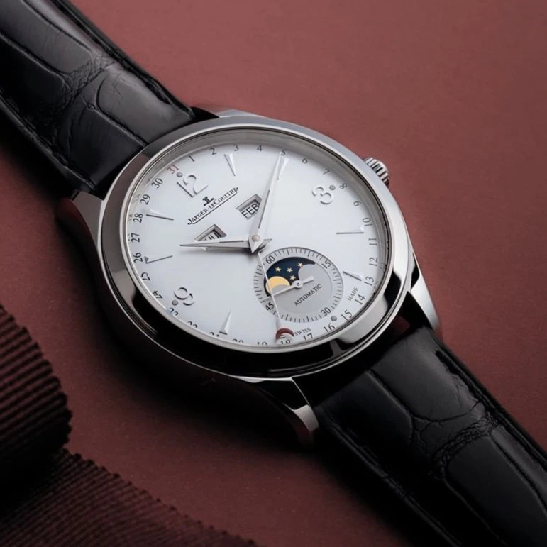 99新 Jaeger-LeCoultre/积家 大师/单表/自动机械男表1558420金陀