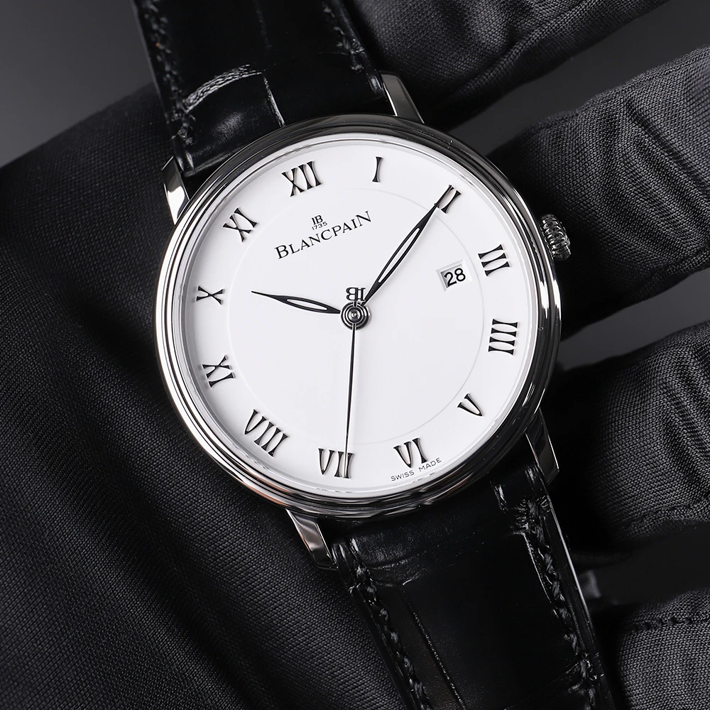 99新 宝珀 经典系列自动机械时尚简约男士手表名表6651-1127-55B