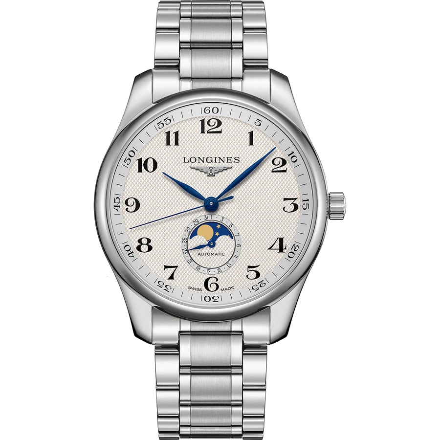 99新 Longines/浪琴 名匠四针月相盒证自动机械男表L2.919.4.78.6
