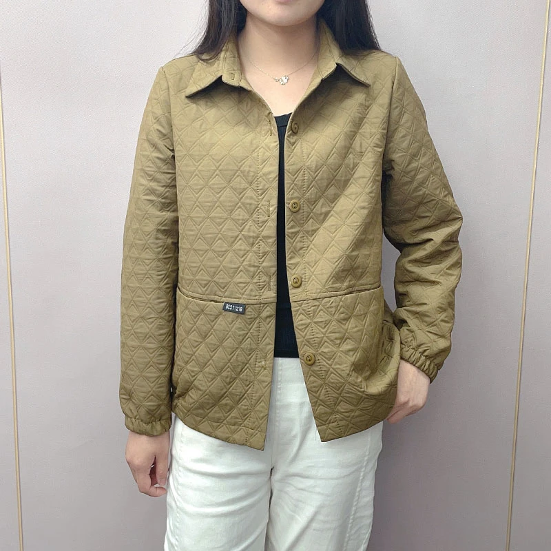 2023新款春季薄款外套女韩版时尚新品百搭衬衫领休闲夹克上衣纯色
