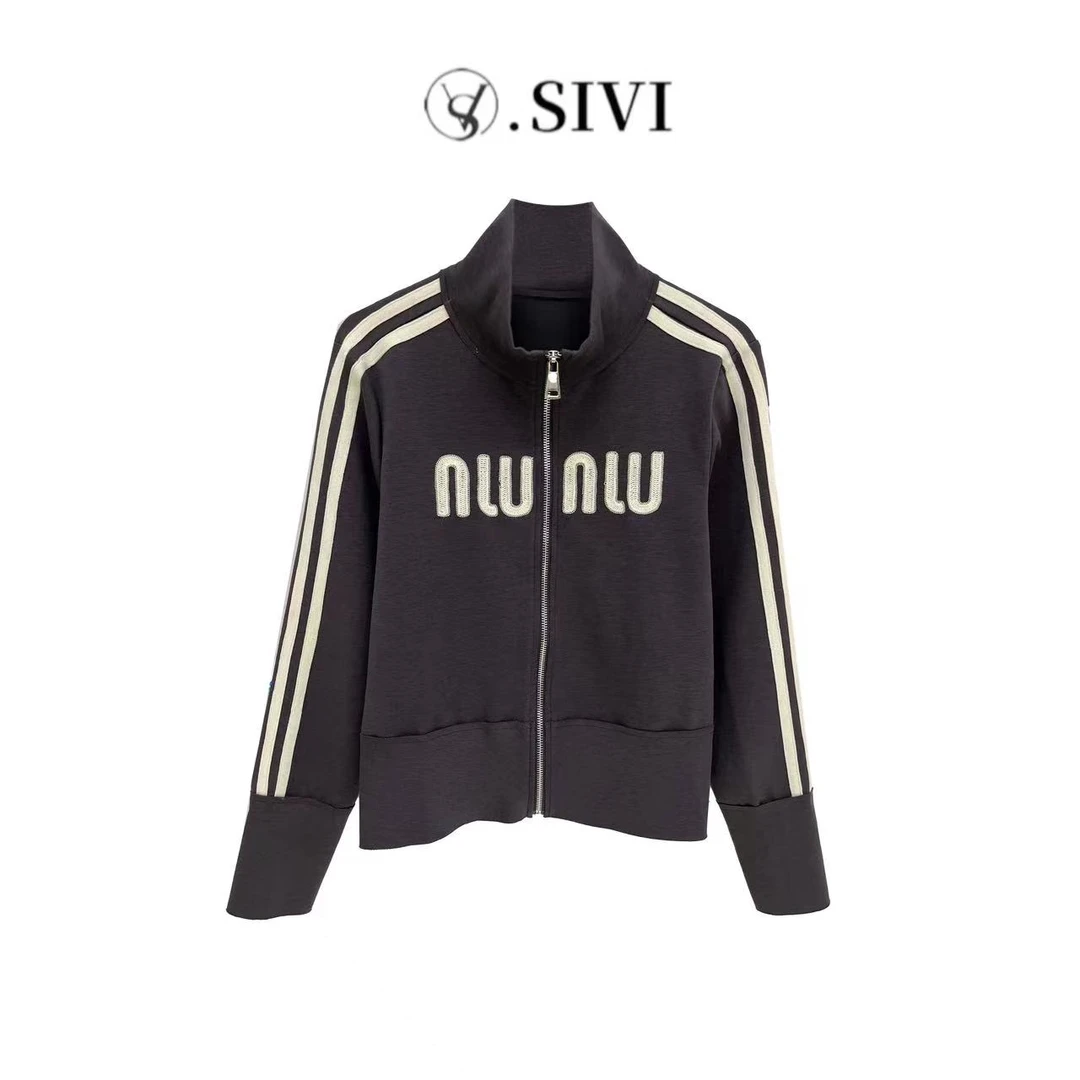 SIVI【加州海岸】2023早秋新款高档宽松长袖休闲服百搭外套女F1229