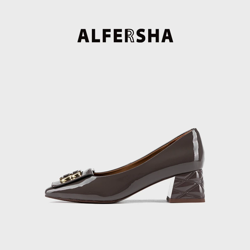 2025春款四季单鞋阿芙莎9688579法式气质时尚通勤舒适单鞋