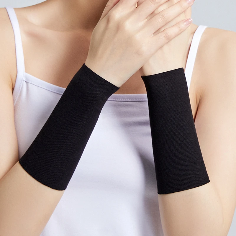 莫代尔护腕扭伤手腕保暖疤痕薄款短款运动擦汗护腕女士专用遮纹身