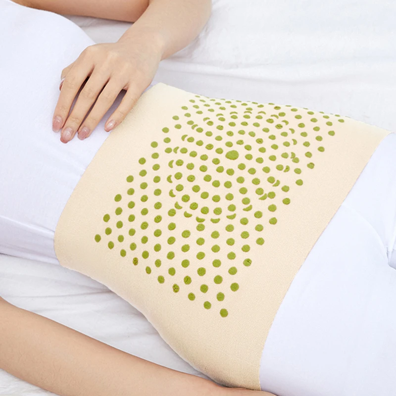 艾草自发热保暖护腰带网红艾草夏季薄款腰部保暖防寒暖宫护胃护