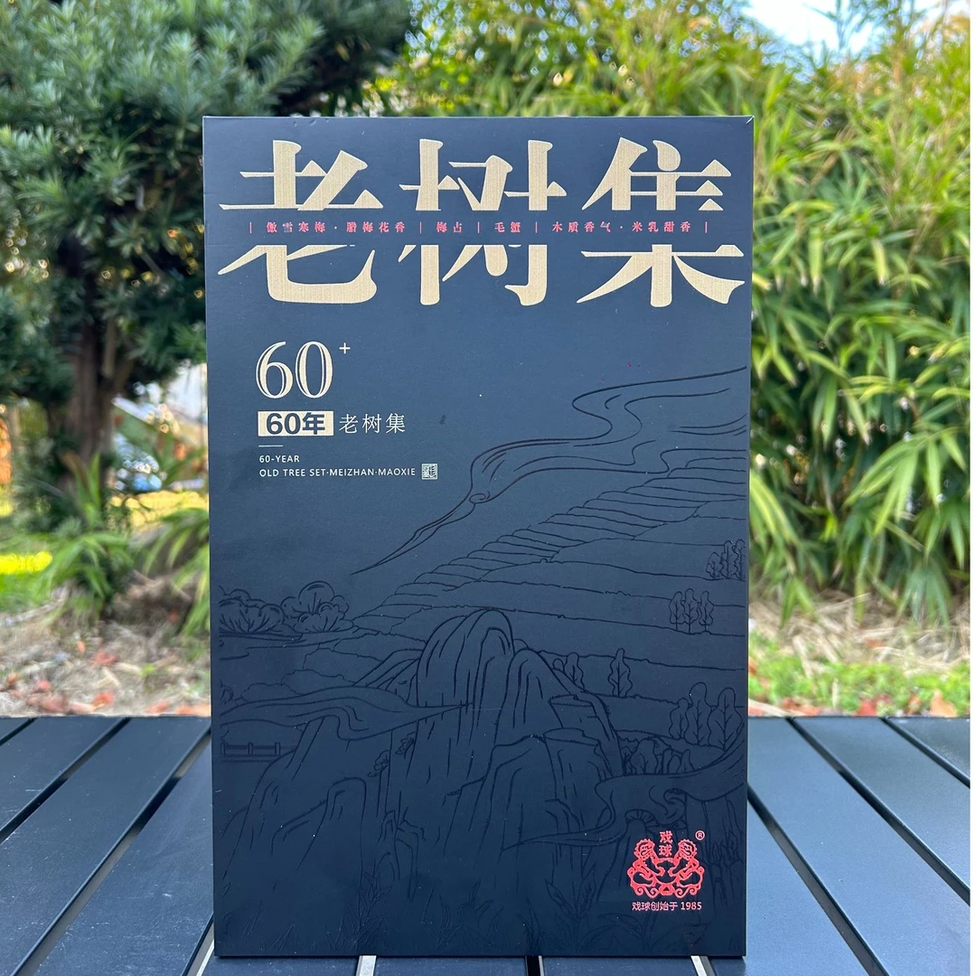 戏球【六十年】老树集（轻火梅占｜中火毛蟹）非遗正岩武夷岩茶