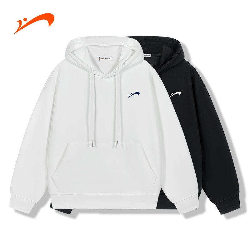 贵人鸟舒适百搭男士连帽长袖卫衣时尚女休闲运动上衣时尚潮流秋季