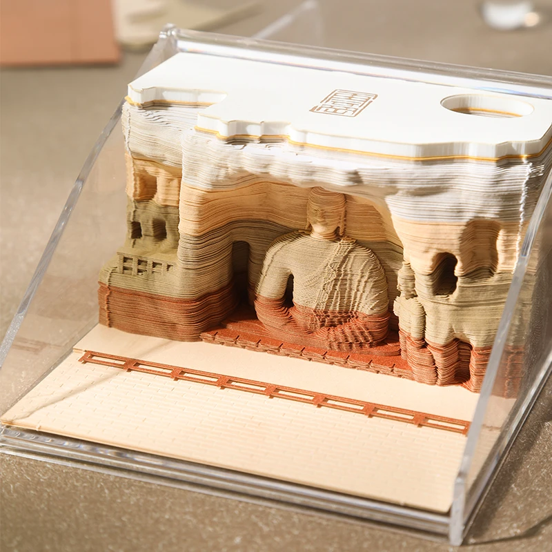 云冈礼物-3D大佛便签纸