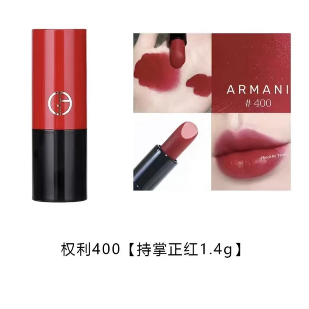 阿玛尼权利400口红1.4g  正红色