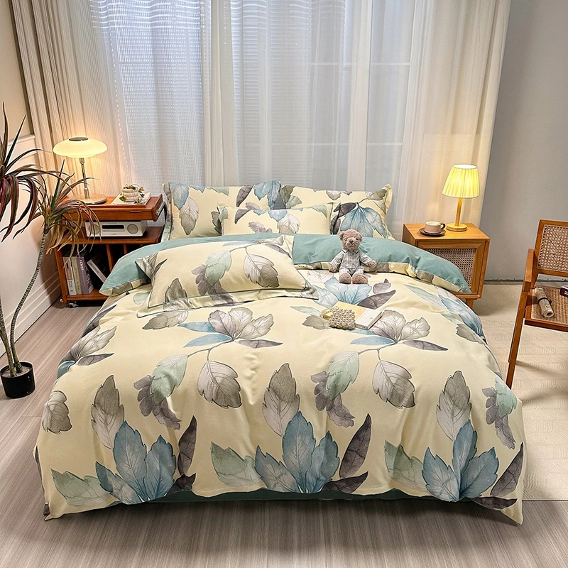 【主播专属一对一】必火l豪华超细全棉a类磨毛四件套亲肤轻奢