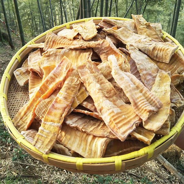 江西板笋干货农家冬笋压榨笋干凤尾笋尖日晒干500g
