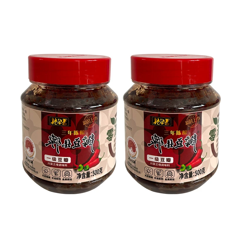 格尔香三年陈酿郫县豆瓣酱一级豆瓣调味料