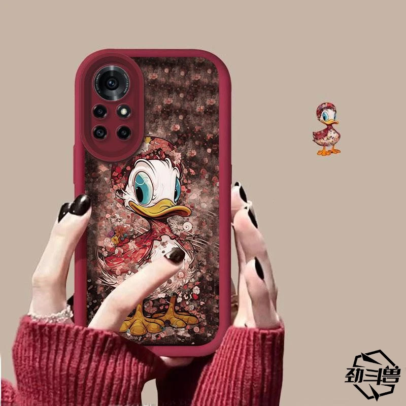 适用于华为nova8Pro手机壳HUAWEINOVA8pro可爱小鸭新年女防摔软壳