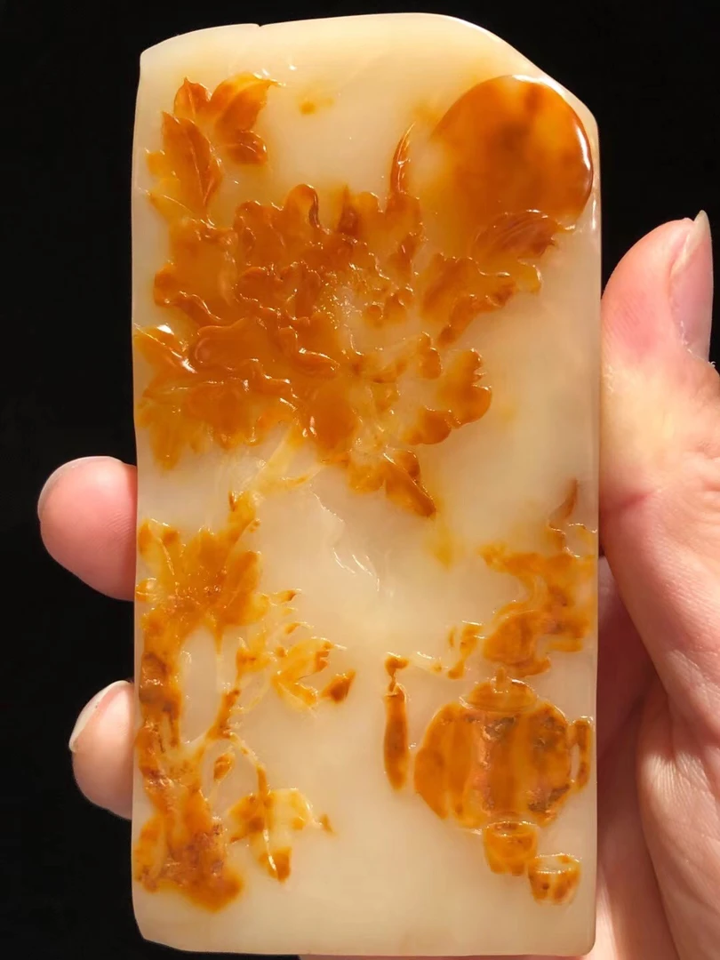 回流作品 寿山老坑汶洋石—悠然自得