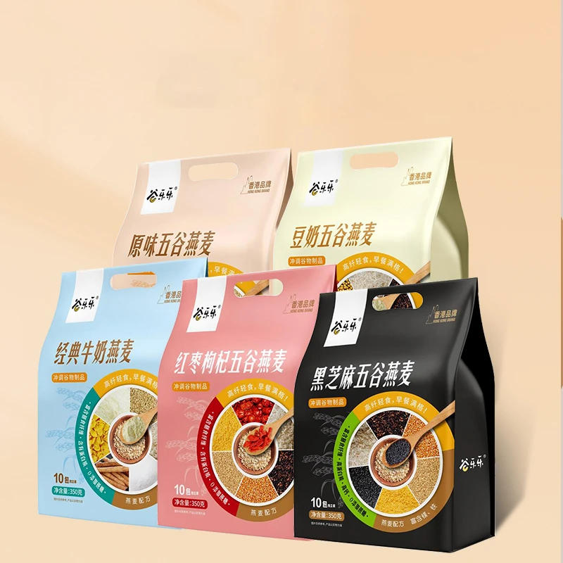 【劲家庄】五谷燕麦350g/袋独立袋装速食粗粮麦片高膳食纤维代餐