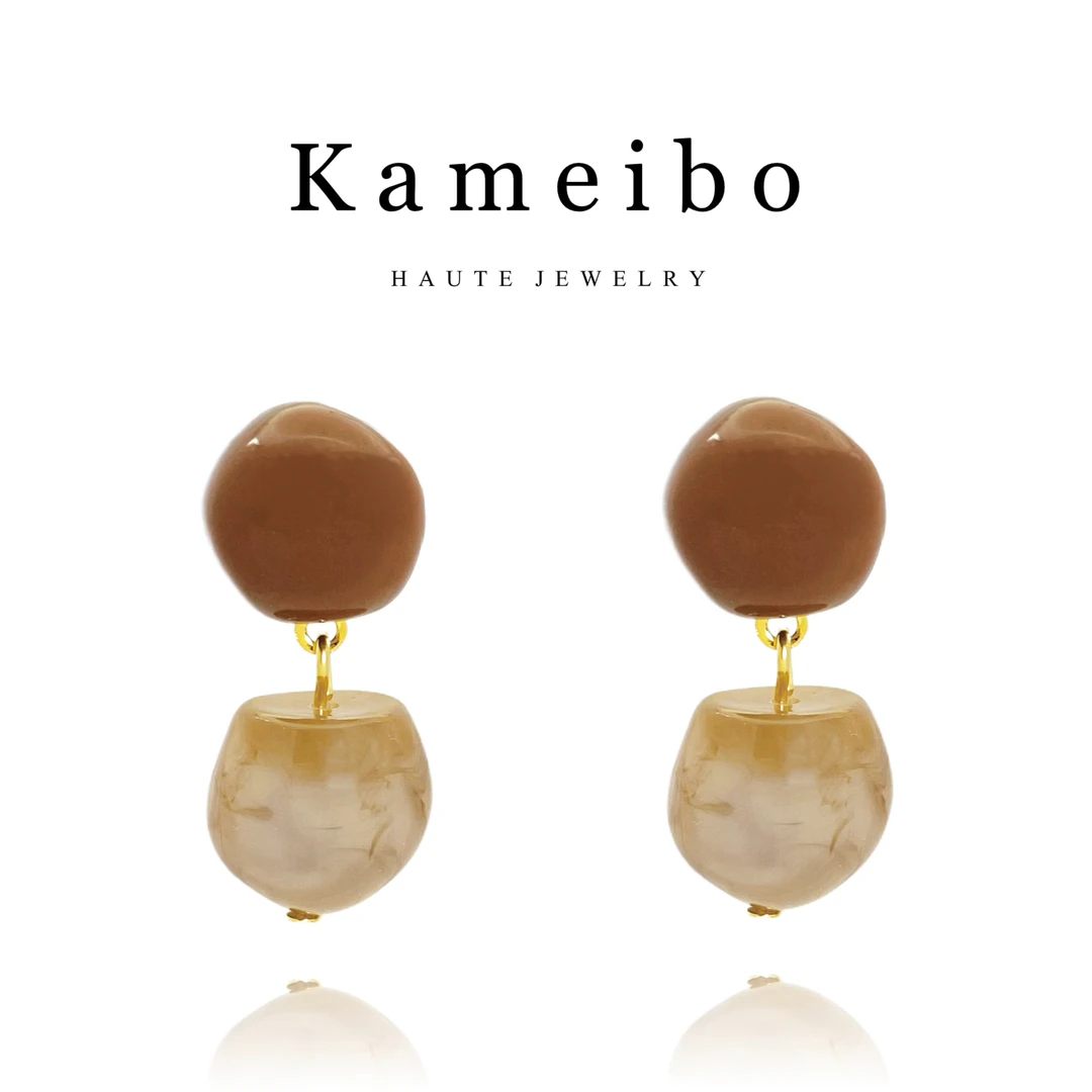 铜合金耳饰 DY·棕巧DK4587高级感网红气质时尚轻奢百搭耳钉耳环