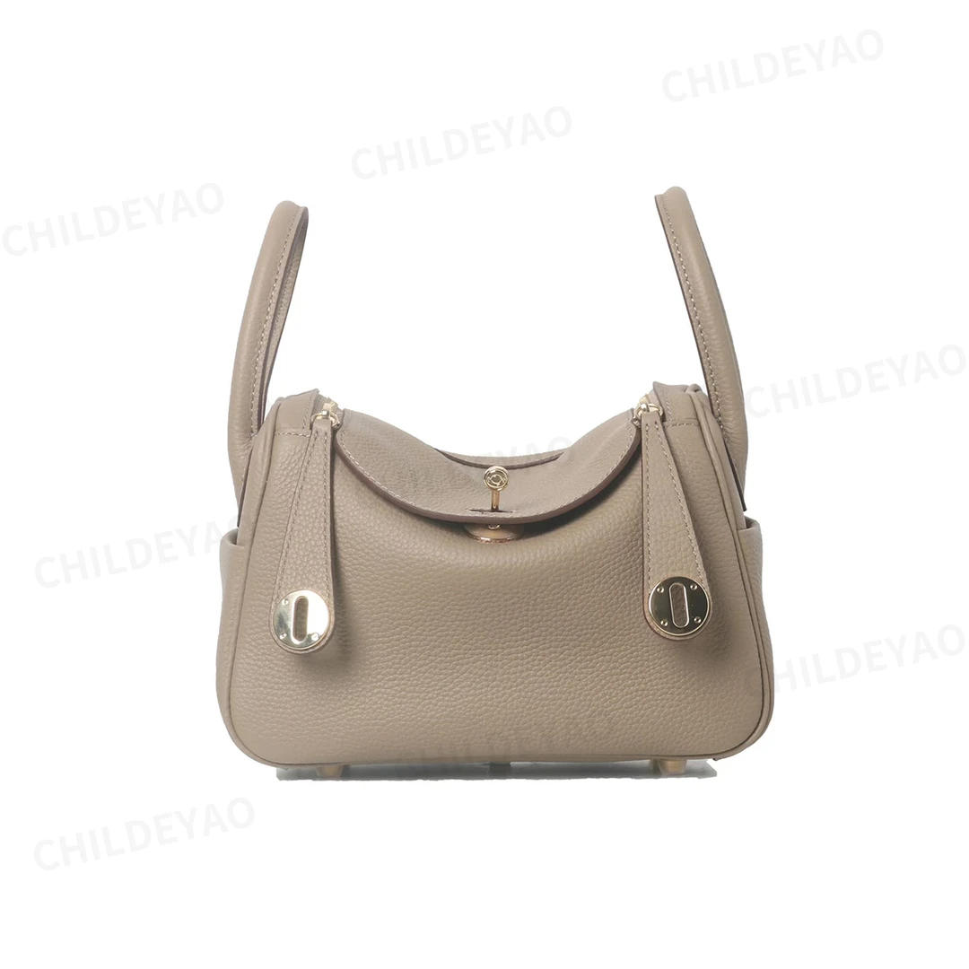 Childe Yao轻奢头层牛皮真皮包简约潮斜跨时尚枕头包 A10143