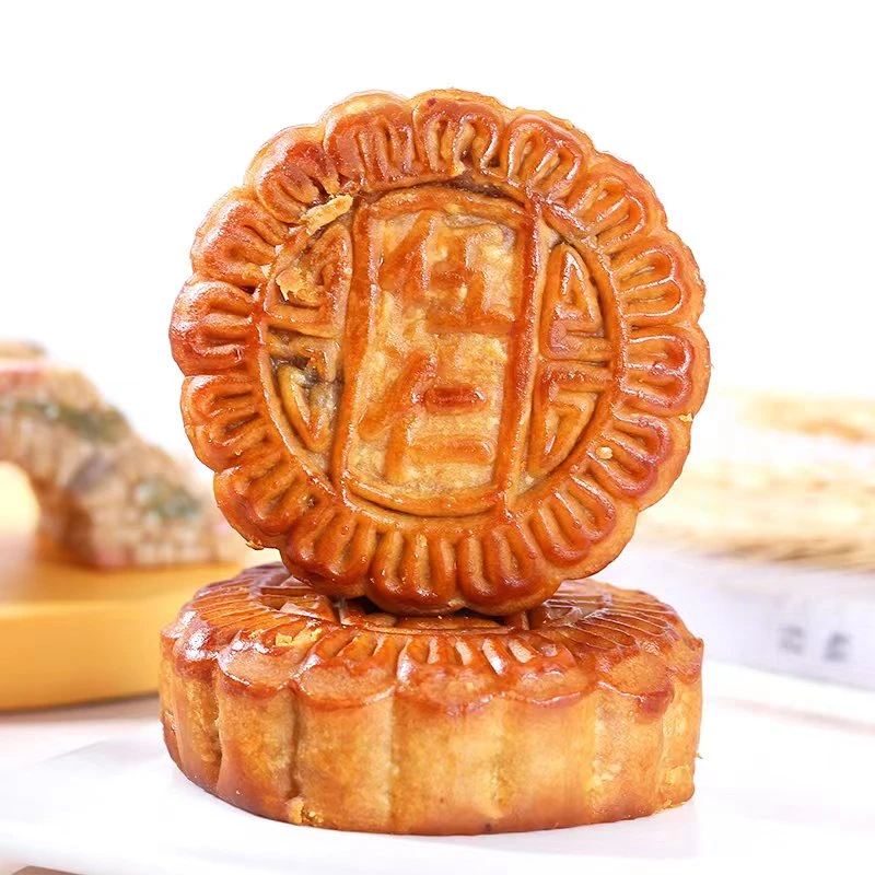 广西经典伍仁叉烧伍仁月饼手工制作老式中秋月饼传统糕点独立包装