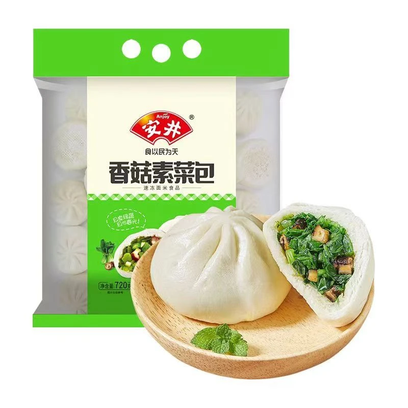 安井 香菇素菜包 720g/袋