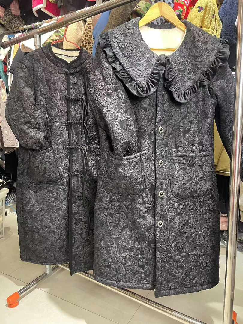 中老年女款加厚大衣