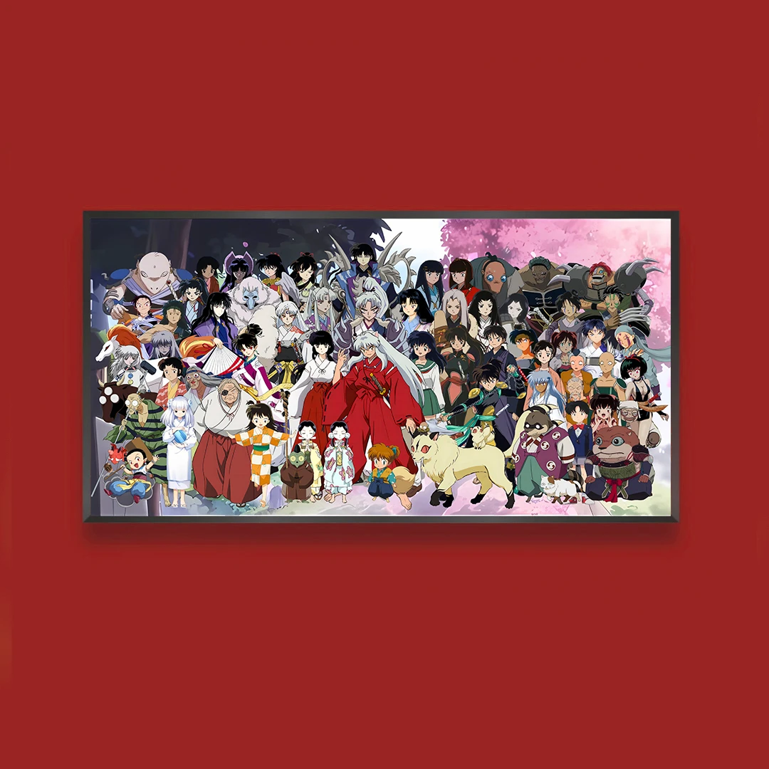 【犬夜叉合集】犬夜叉动漫电竞房动漫装饰画P款40*80