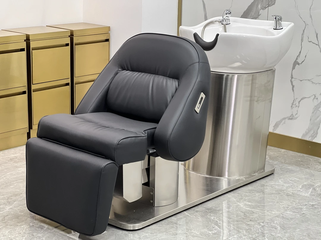 电动升降头疗洗头床 美发店冲水床