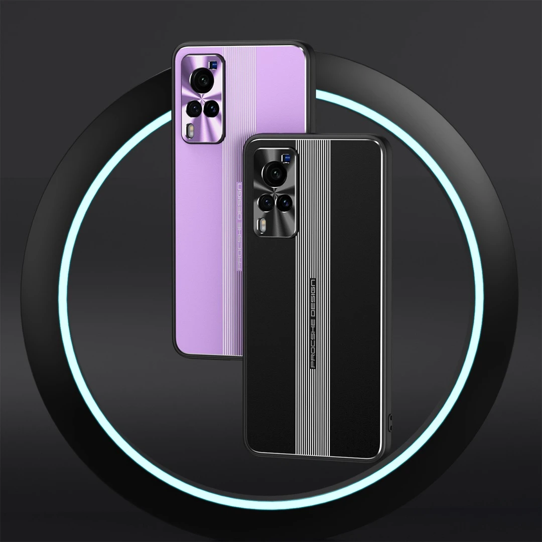 vivox60曲屏版手机壳精孔镜头金属后盖x60pro内置隐形磁吸保护套