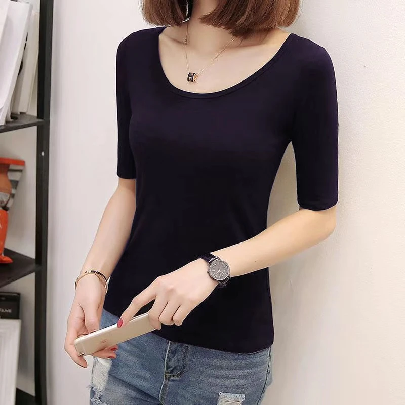 打底衫女杂款 微瑕孤品百搭圆领中袖女主播给号在拍
