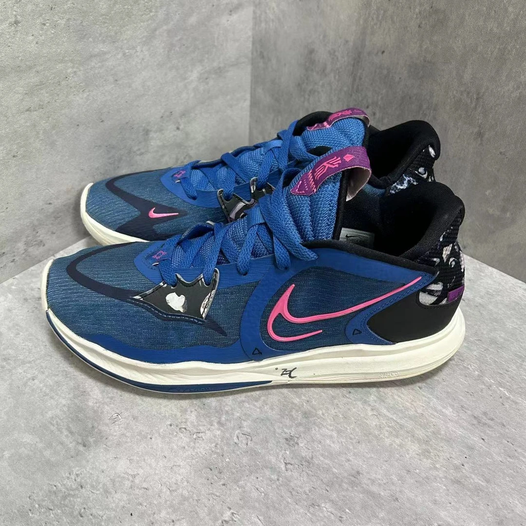 44.5码 Nike 欧文5 Low 蓝色 中帮 篮球鞋