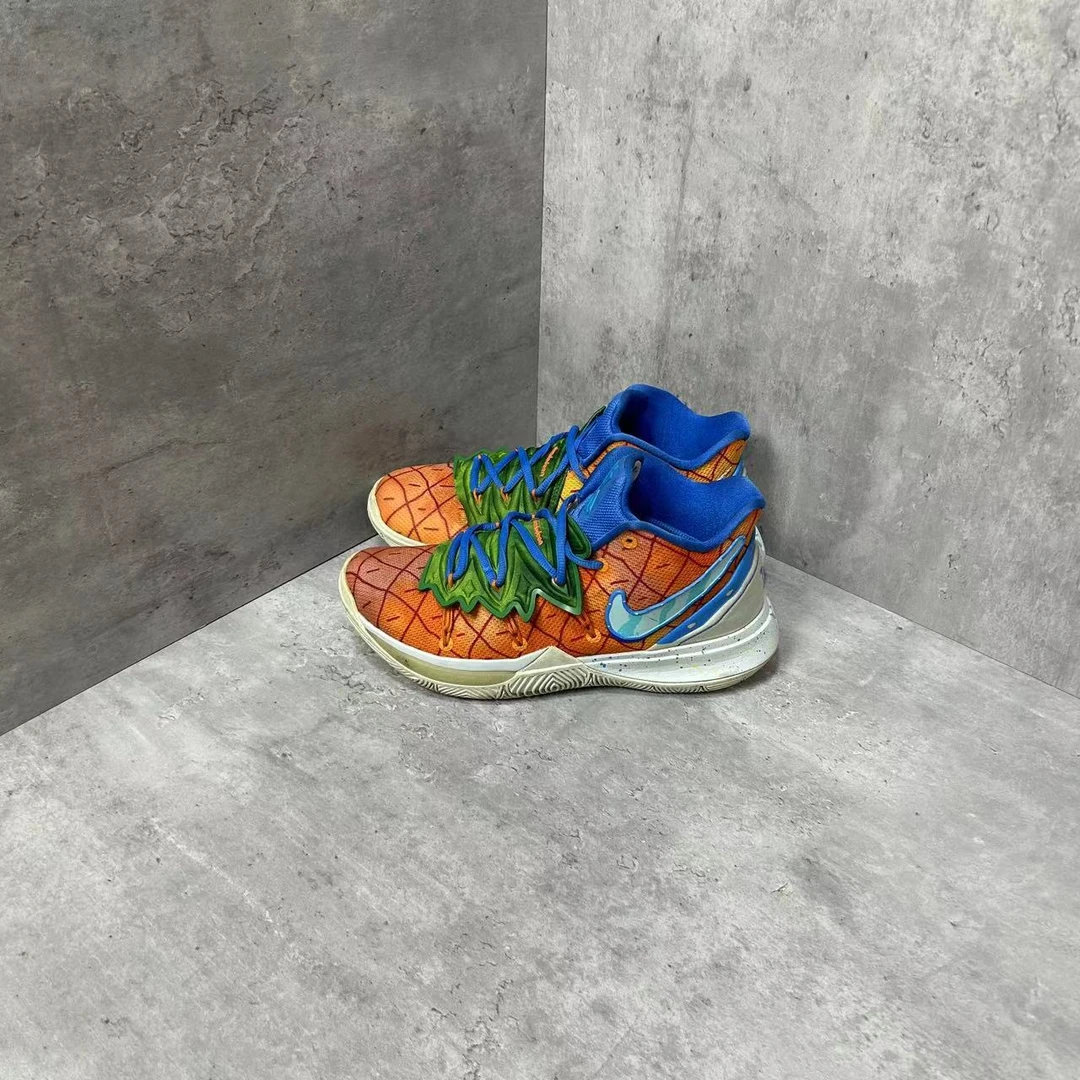 41码 Nike 欧文 5 海绵宝宝联名 菠萝屋 实战篮球鞋 工价1919