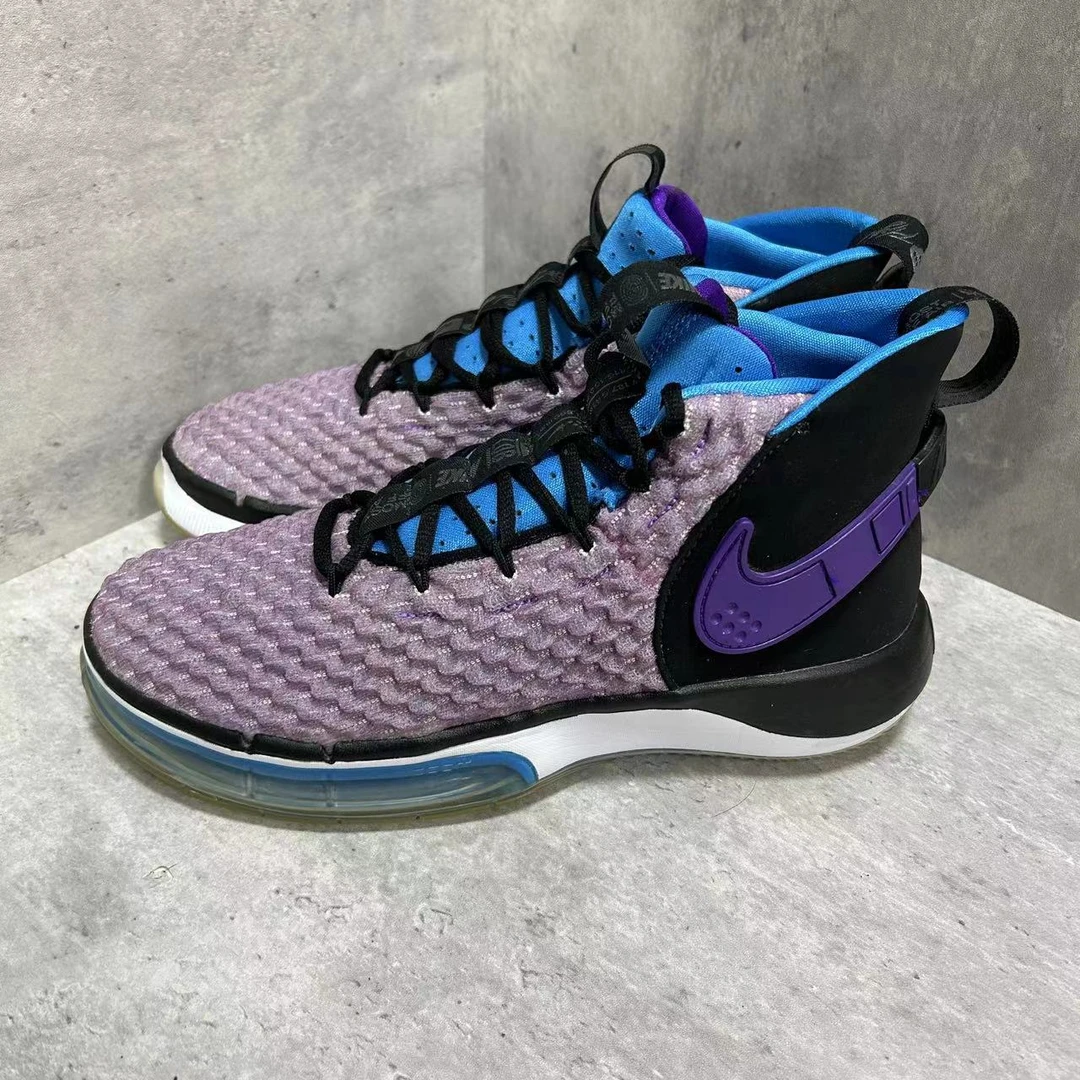 41码 Nike AlphaDunk 蓝紫色 高帮 篮球鞋