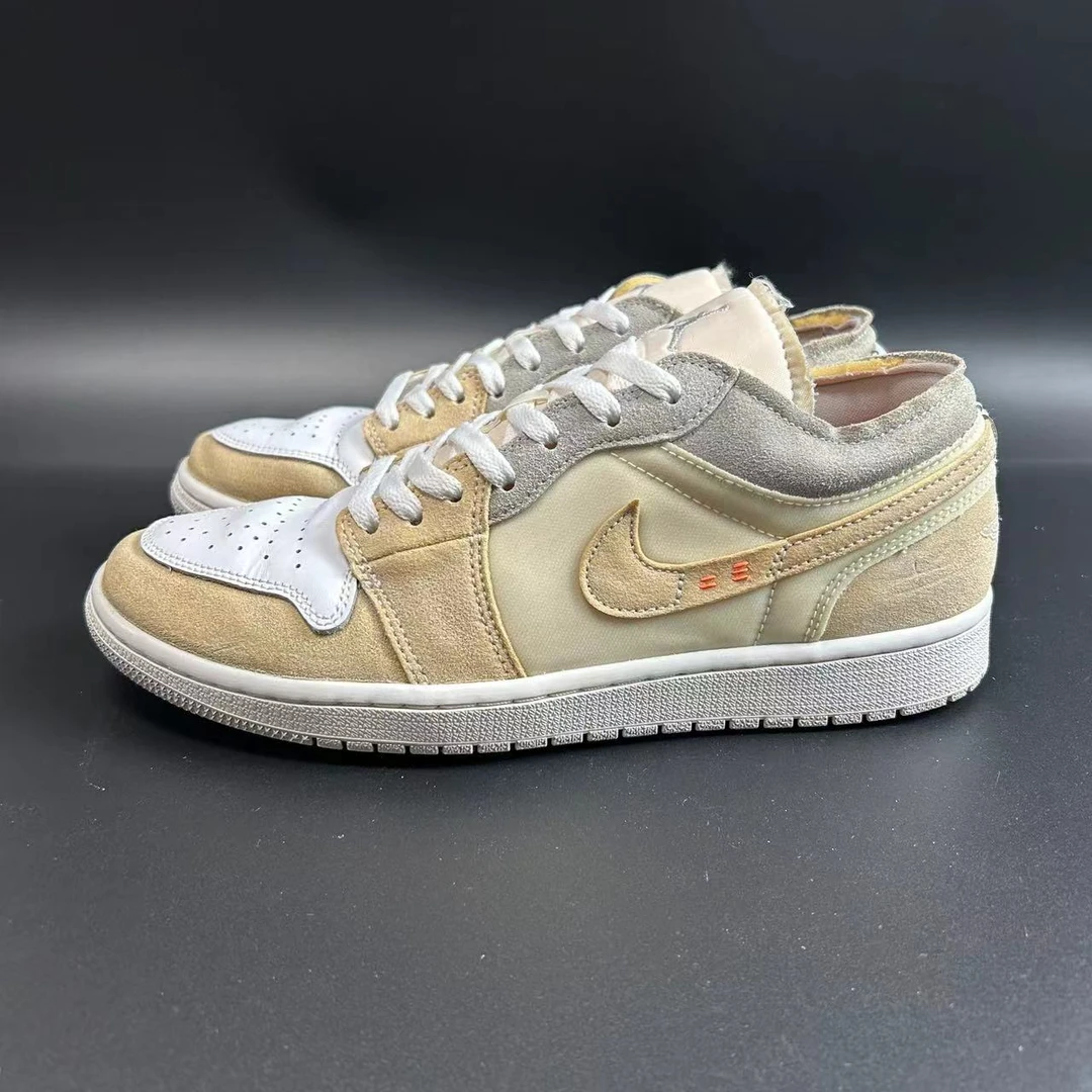 42.5码 AJ1 材质拼接 低帮 复古篮球鞋 工价949