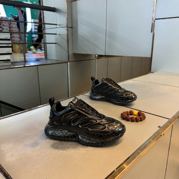 时尚百搭复古休闲男鞋舒适轻便厚底低帮潮流鞋子