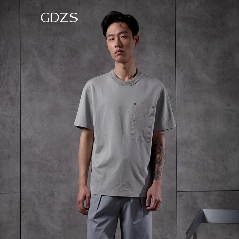 GDZS格度佐致品牌男装-春夏新款透气舒适圆领短袖T恤PACHB1026