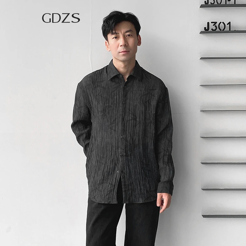 GDZS格度佐致品牌男装-春夏新款男士混色时尚长袖衬衫PABGA1038