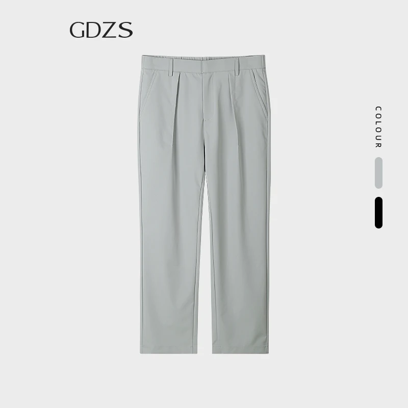 GDZS格度佐致品牌男装-春夏新款男士纯色时尚简约休闲裤PABFC1105